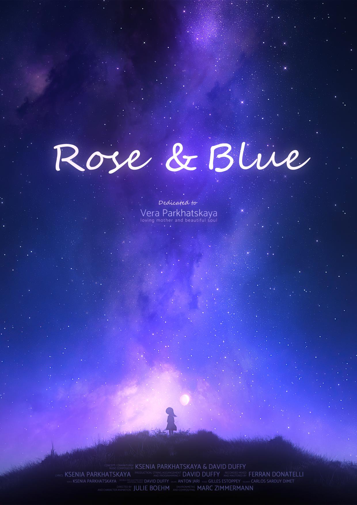 "Rose and Blue" Poster