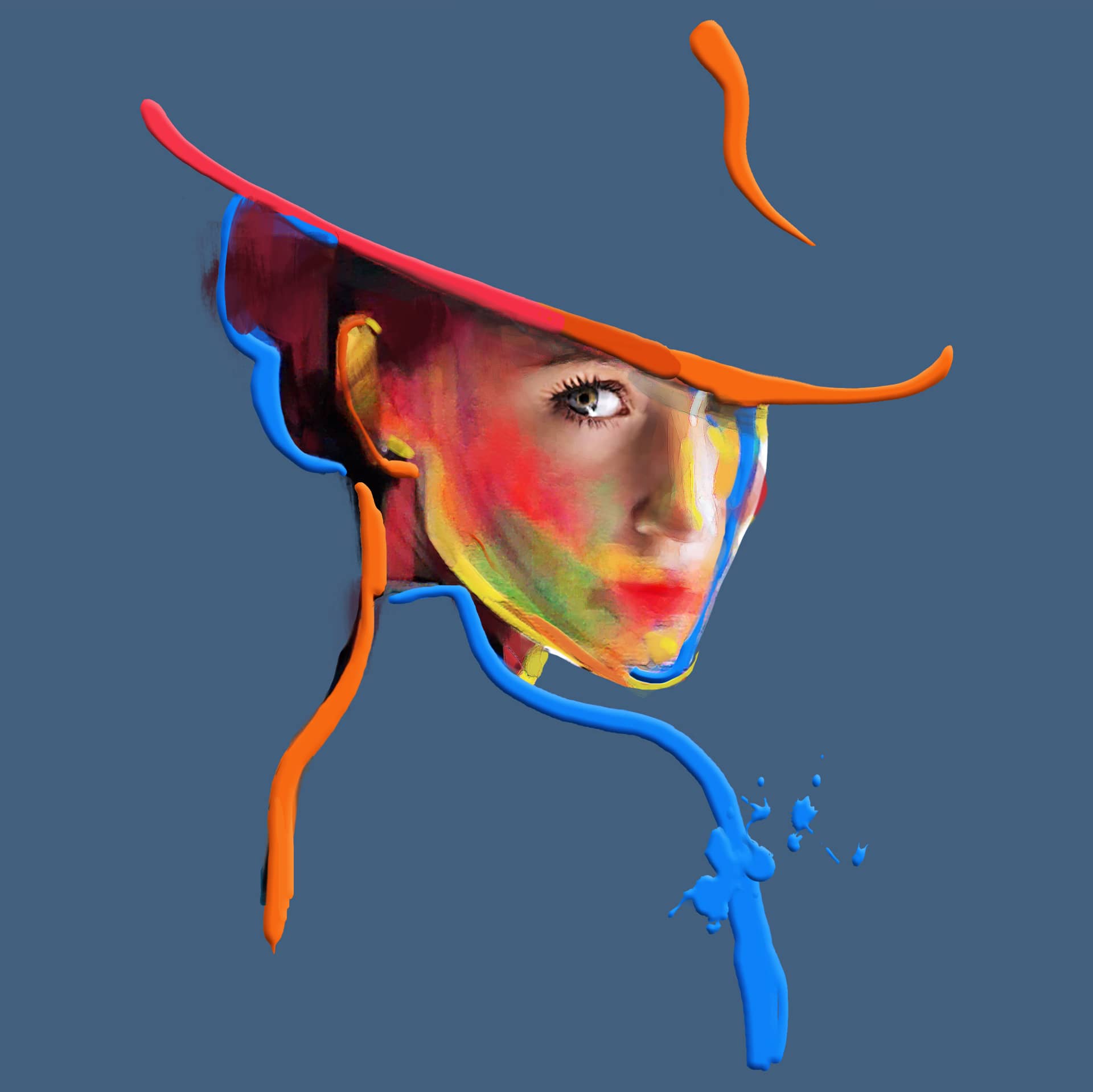 cover image for album "Colours" by Ksenia Parkhatskaya