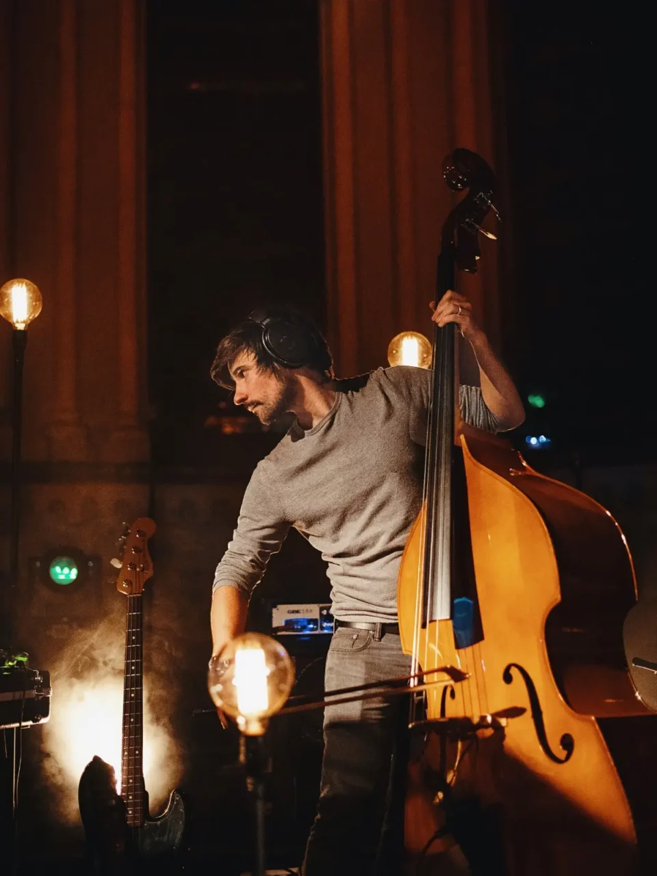 photo of live performance Where the Branches Begin, produced and composed by David Duffy