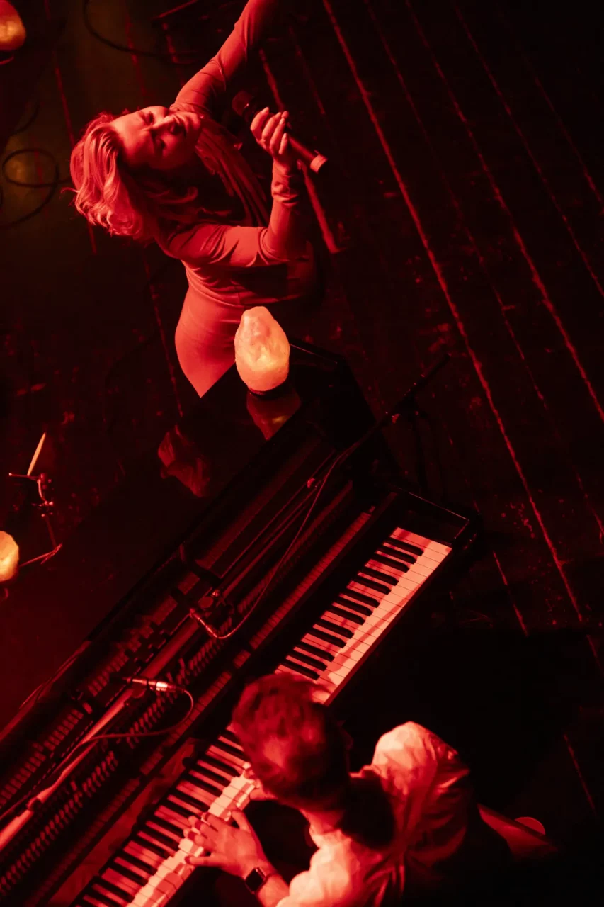 photo of live performance Where the Branches Begin, produced and composed by David Duffy
