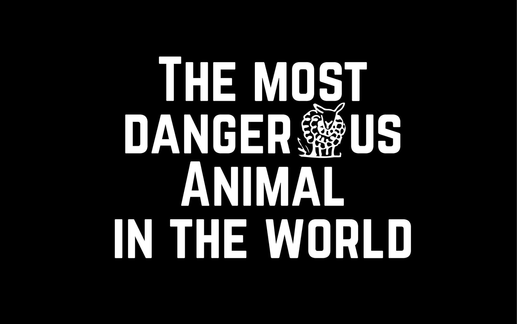 The Most Dangerous Animal in he World promo poster